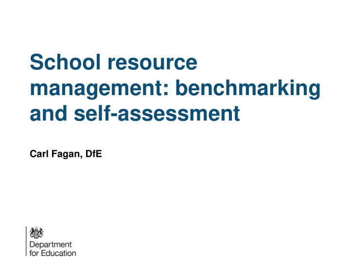 management benchmarking