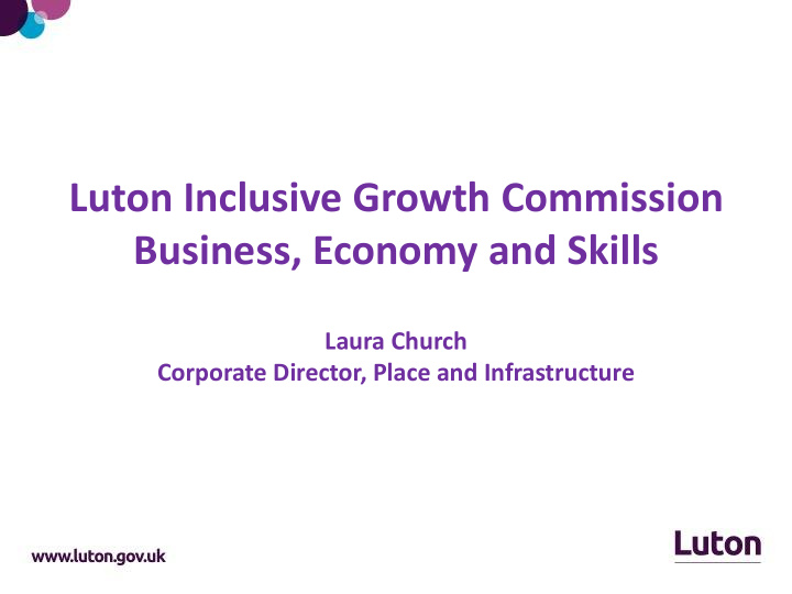 luton inclusive growth commission