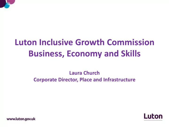 luton inclusive growth commission