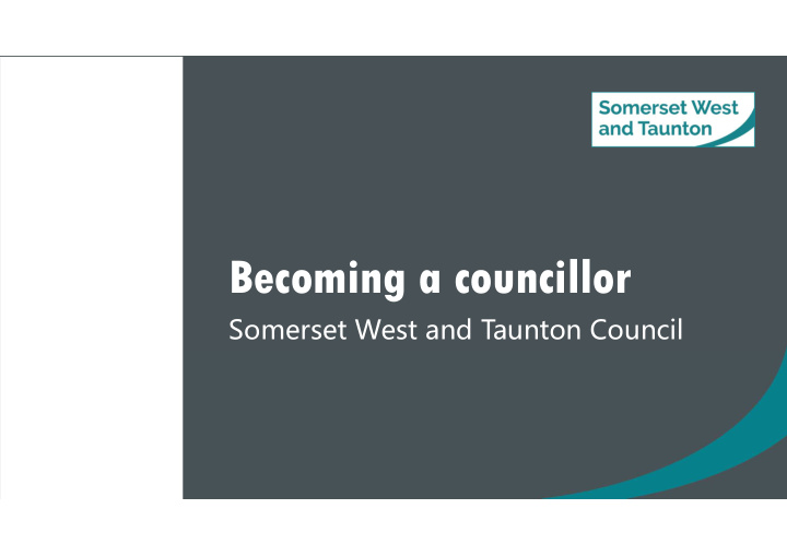 becoming a councillor