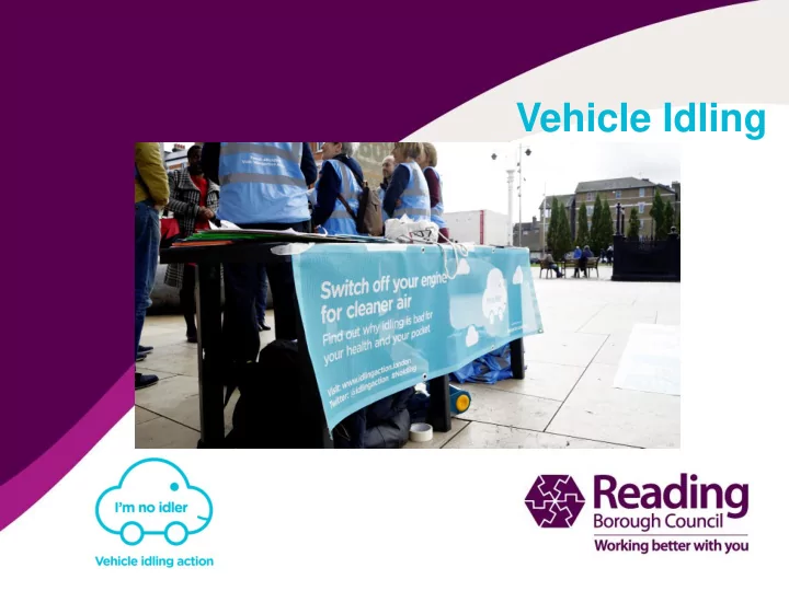 vehicle idling