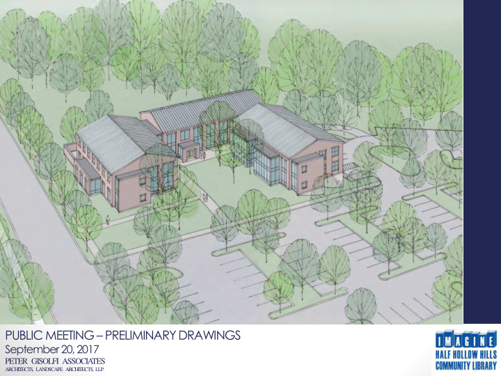 public meeting preliminary drawings