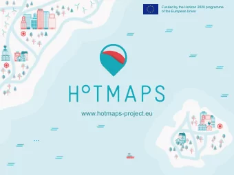 www.hotmaps-project.eu    1  Funded by the Horizon 2020 programme  Funded by the Horizon 2020
