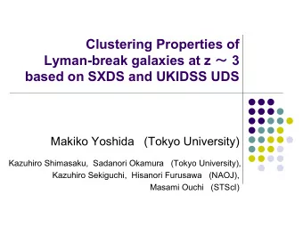 Clustering Properties of Lyman-break galaxies at z  3  based on SXDS and UKIDSS UDS  Makiko