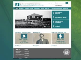 www.dhhl.Hawaii.gov/contact  Lot Selections  Priority Issues  Homesteader Stories  New