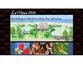 A Plan For Kona  A Plan For Kona  prepared  for the  STATE PLANNING OFFICE  by  HARLAND BARTHOLOMEW