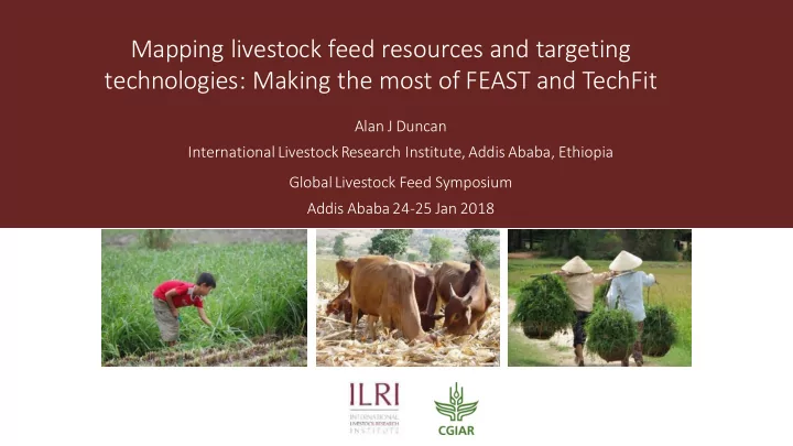 technologies making the most of feast and techfit