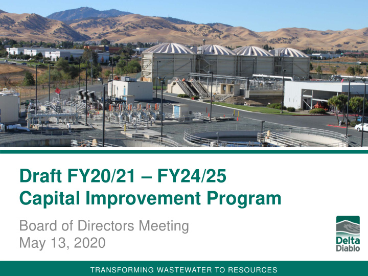 draft fy20 21 fy24 25 capital improvement program