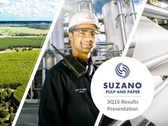 3Q15 Results  Presentation  Disclaimer  The statements in this presentation constitute projections