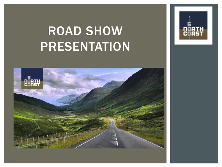 presentation agenda
