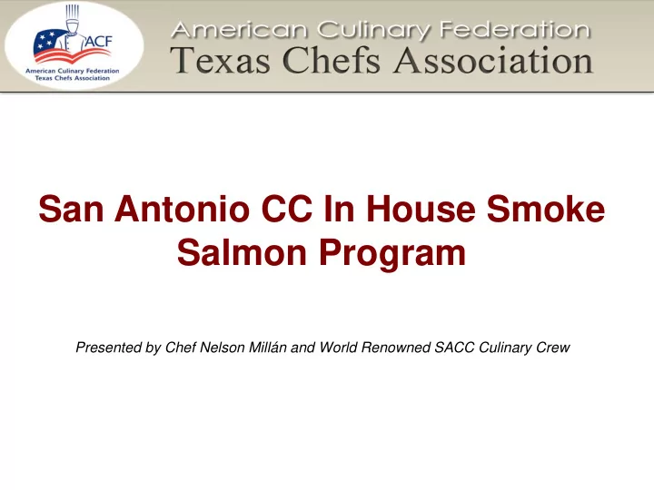san antonio cc in house smoke