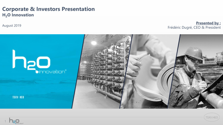 corporate amp investors presentation