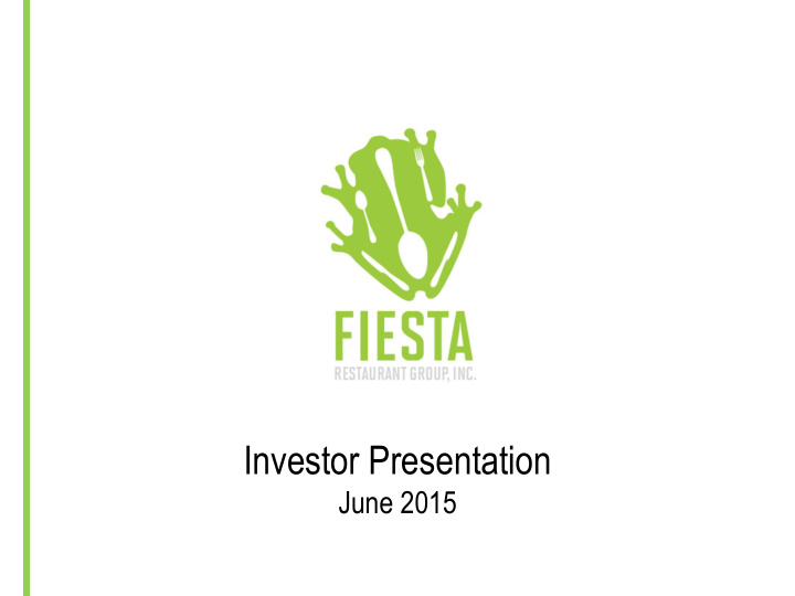 investor presentation