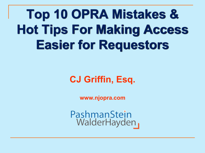 top 10 opra mistakes amp hot tips for making access