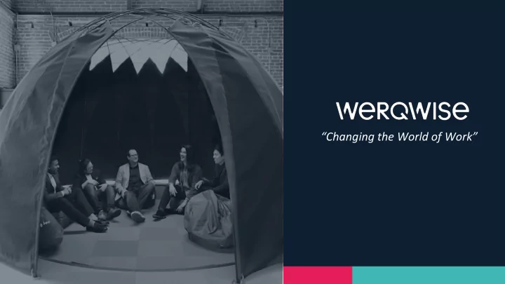 changing the world of work