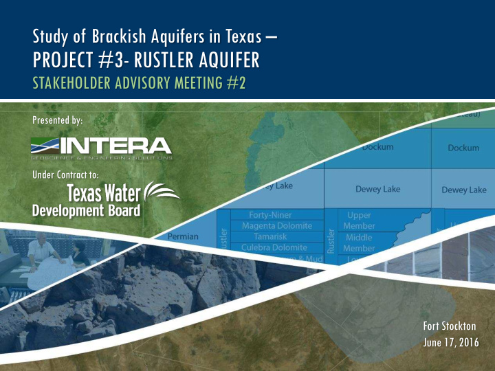 project 3 rustler aquifer
