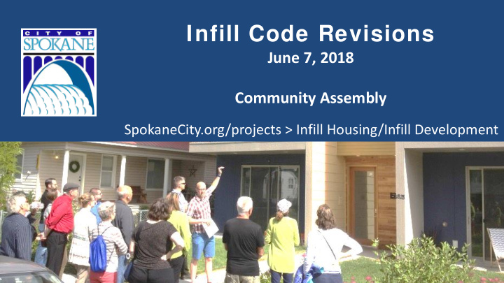 infill code revisions