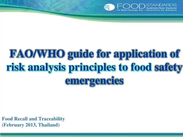 preparedness preliminary risk management risk assessment