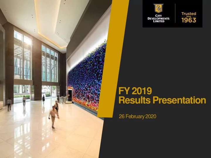 fy 2019 results presentation