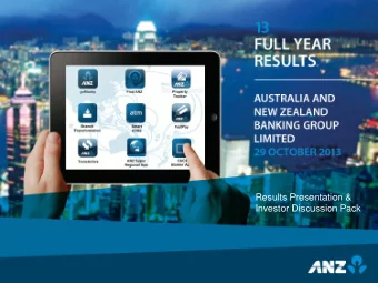 Investor Discussion Pack  Index  Full Year Result Overview  CEO Presentation  3  CFO Presentation