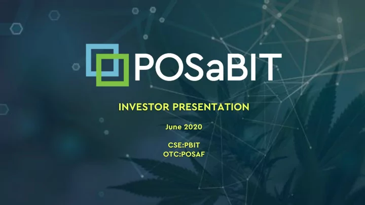 investor presentation