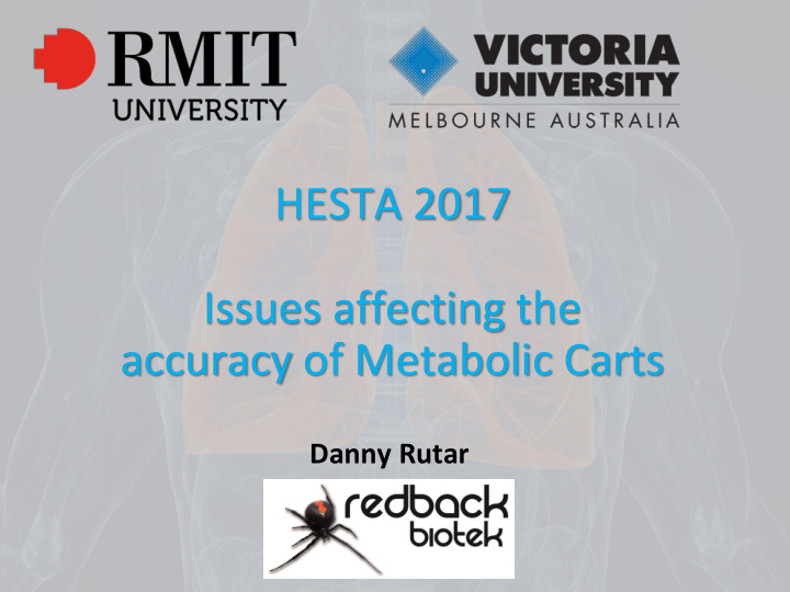 accuracy of metabolic carts