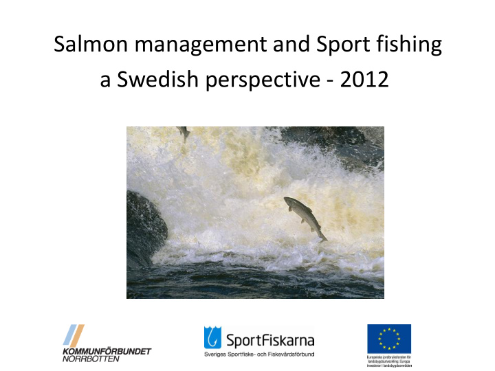 salmon management and sport fishing