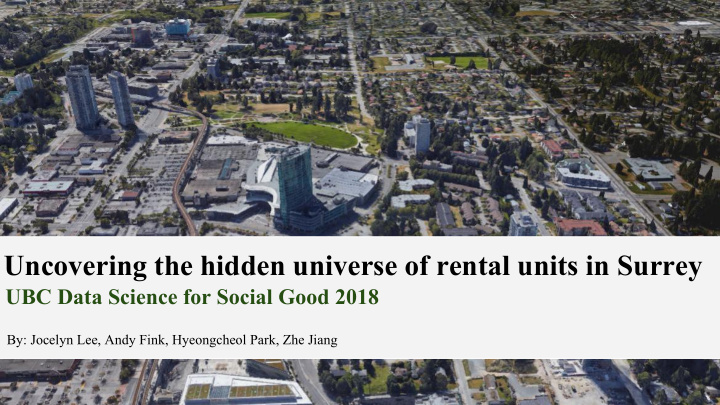 uncovering the hidden universe of rental units in surrey