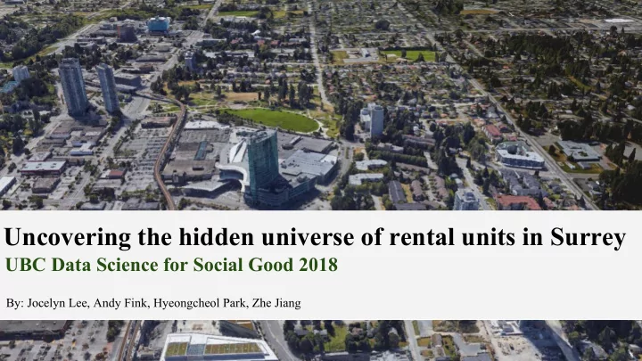 uncovering the hidden universe of rental units in surrey