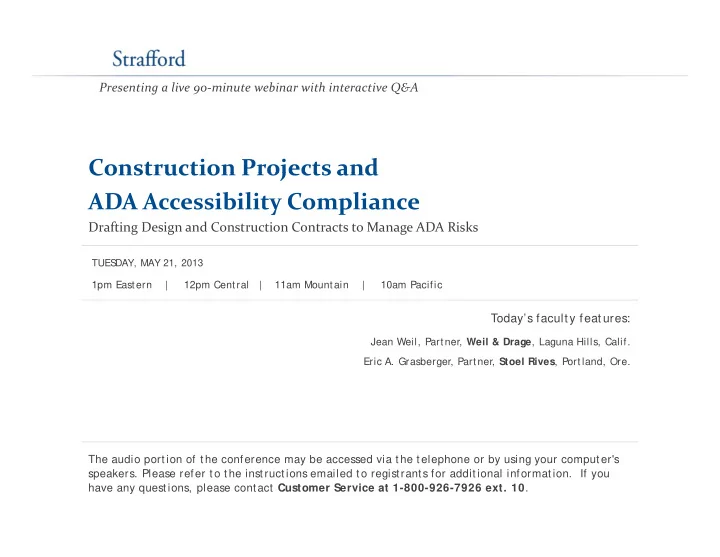 construction projects and construction projects and ada