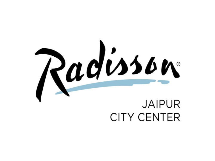 product presentation radisson jaipur city center