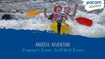 Travel  Welcome to Acorn Adventure  Ardche Adventure  FAQs  Any questions?