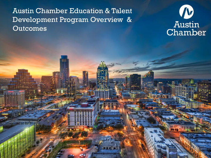 austin chamber education talent development program
