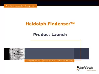 A new accessory in the Hei-PLATE series  1. Hei-PLATE Magnetic Stirrer  2. Heat-On Block  3.