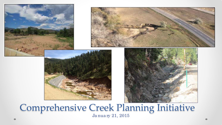 comprehensive creek planning initiative