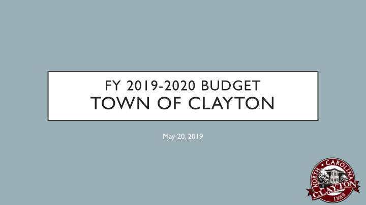 town of clayton