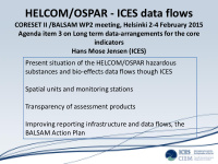 helcom ospar ices data flows