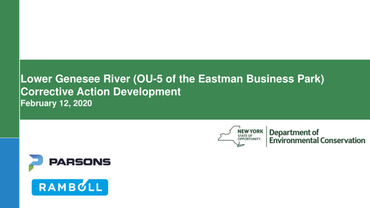 lower genesee river ou 5 of the eastman business park