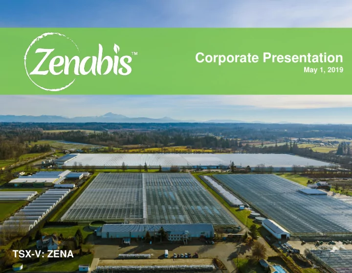 corporate presentation