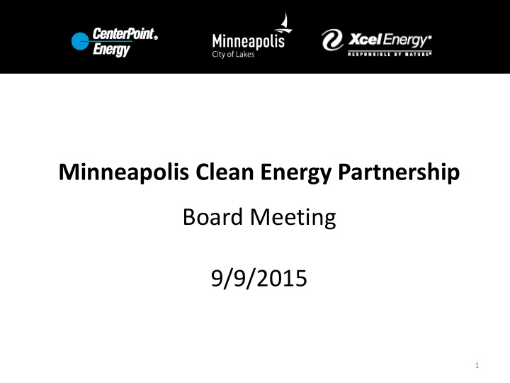 minneapolis clean energy partnership board meeting 9 9