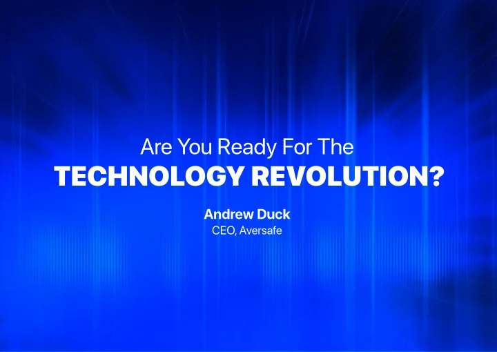 technology revolution