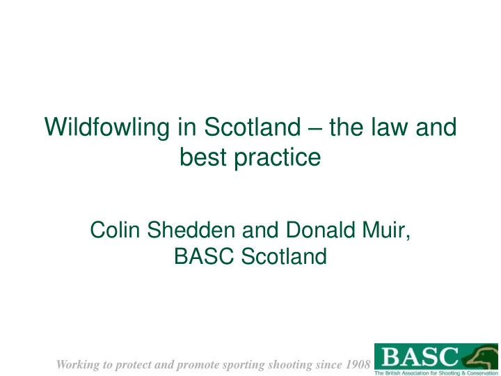 best practice