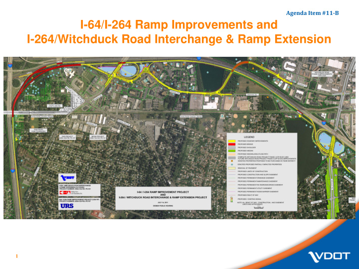 i 64 i 264 ramp improvements and i 264 witchduck road