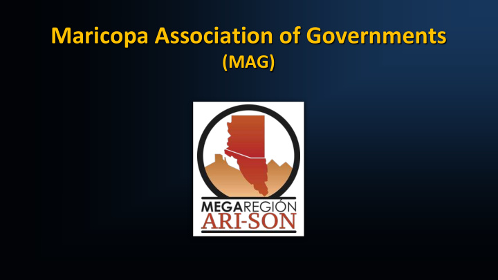 maricopa association of governments