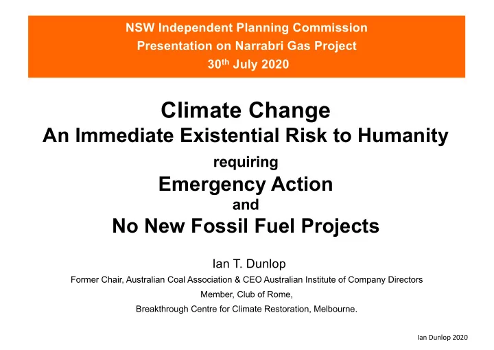 climate change