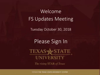 Please Sign In  AGENDA  Acc  ccounts Payable &amp; Travel Updates  Material Management