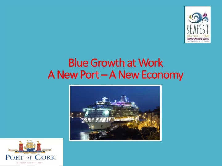 a new port a new economy