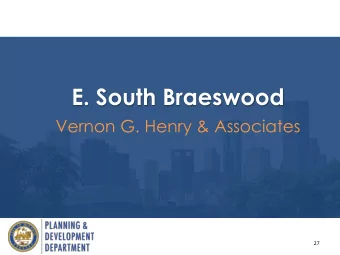 E. South Braeswood  Vernon G. Henry &amp; Associates  27  Location  28  Request  Decrease ROW on