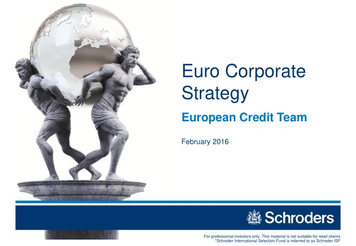 euro corporate