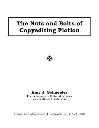 ACES 2016 ~ Portland, OR  April 1, 2016